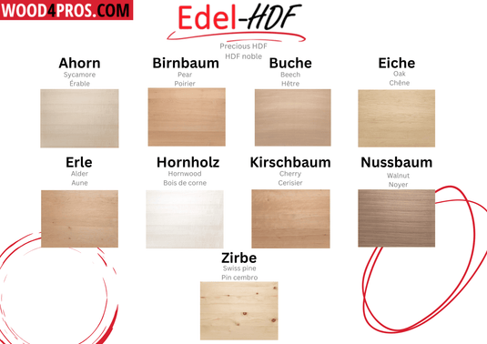 Edel-HDF-Platten